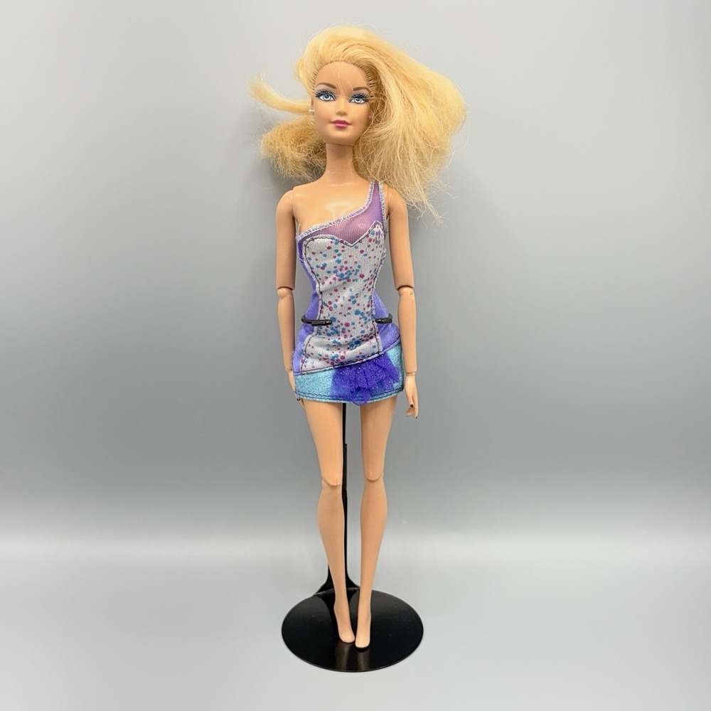 Barbie 2011 Fashionistas Clutch Wave 1 Articulated Nude Doll‎ W3898 Dress Shoes